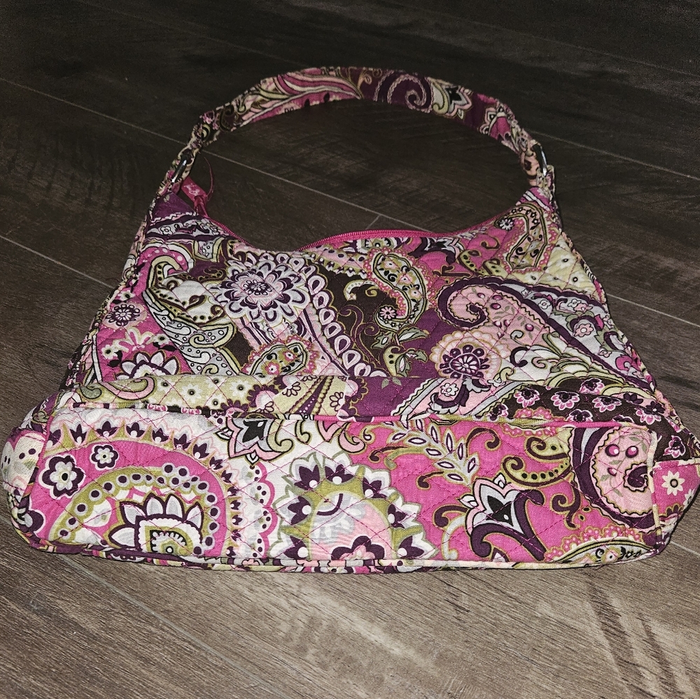 Vera Bradley "Very Berry Paisley" Lisa B Hobo Shoulder Bag *Retired Pattern - Picture 4 of 6